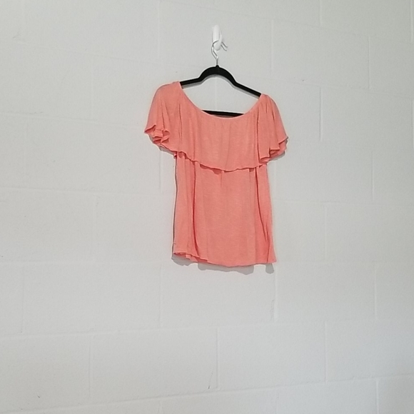 Cloud Chaser Pink off the shoulder blouse - Picture 2 of 10
